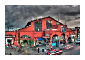 Mercado Miguel Rebolledo, fotografía que el artículo de origen acredita a Jesús Tenorio