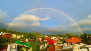 Arcoíris sobre Coatepec, fotografía de 2022