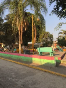 Parque de Tuzamapan, localidad del municipio de Coatepec